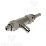 Registro (Torneira) para Unidade de Água com Porca de Aperto da Mangueira (Sem Knob) - Modelo Gnatus
