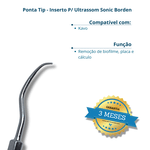 Ponta Tip Inserto Compatível P/ Ultrassom Sonic Borden Kavo
