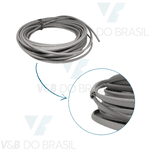 Mangueira Dupla Desigual com Capa 1,6 X 3,3mm (pu) - Cinza