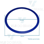 Anel Silicone Vedação para Autoclave 42/65l Alt