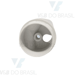Suporte de Pontas Branco Diâmetro 15mm Dabi
