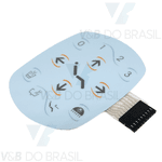 Teclado Membrana Equipo Techno Unidade Assist 200 Dabi