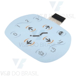 Teclado Membrana Equipo Techno Unidade Assist 200 Dabi