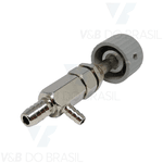 Registro (Torneira) para Unidade de Água Mangueiras 1 Fina (3/16) e 1 Grossa (5/16) - com Knob