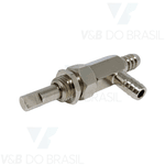 Registro P/ Unidade Água 2 Mangueiras Grossas 5/16 C/ Knob