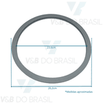 Anel Silicone Vedação para Autoclave 21l Gnatus/saevo