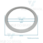Anel Silicone Vedação Autoclave 12l (ahmc 3) Sercon