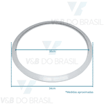 Anel Vedação Autoclave 21/25/42l (hmc5/hmc6/hmc10) Sercon