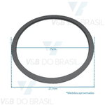 Anel de Silicone para Vedação da Autoclave 21l Sanders