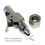 Engate Rápído Macho 3/8 sem Válvula para Painel