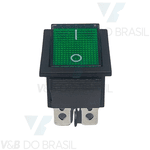 Botão Interruptor (Verde) 16a-250v Ac P/ Cadeira Croma Dabi