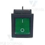 Botão Interruptor (Verde) 16a-250v Ac P/ Cadeira Croma Dabi