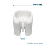 Suporte Pontas Seringa C/ Lingueta Diâm. Interno Maior Olsen