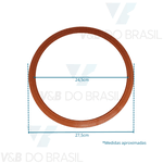 Anel Silicone Vedação Autoclave M9 Dabi