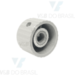 Knob para Registro da Cuspideira Cinza