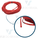 Mangueira Espaguetinho Vermelha 3,0 X 1,6mm (Pu)