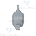 Rodízio para Raio-x 80mm com Trava Pvc (Cinza) Dabi/gnatus