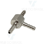 Conexão Tee (Sem Porcas) para Mangueira 1,6mm