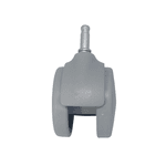 Rodízio para Raio-x 80mm sem Trava Pvc (cinza) Dabi/gnatus