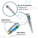Seringa Tríplice Odontológica Premium Dabi