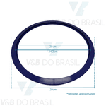 Anel Silicone Vedação Autoclave 12/21L (Encaixado) Compatível Kavo