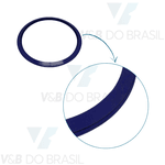Anel Silicone Vedação Autoclave 12/21L (Encaixado) Compatível Kavo