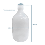 Reservatório Pet 800ml Leitoso Reforçado Gnatus