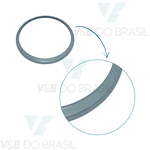 Anel Silicone Vedação Ac Class 12l Compatível Cristófoli