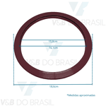 Anel Silicone Vedação Ac Amora 5l Compatível Cristófoli