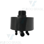 Caixa de Esgoto Selada Preta Dabi