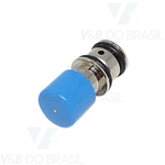 Botão Azul Seringa Tríplice Modelo Clássica