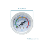 Manômetro para Autoclave 0 a 4 Kgf/cm2 100 a 152°c Dabi