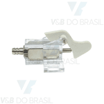 Válvula Pontas com Suporte Acrílico Gnatus