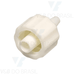 Conexão Macho com Rosca para Mangueira 2,4mm