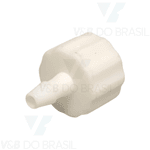 Conexão Macho com Rosca para Mangueira 2,4mm