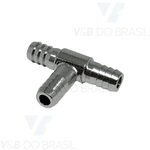 Conexão Tee (Sem Porcas) para Mangueira 6mm