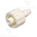 Conexão Macho com Rosca para Mangueira 3,2mm