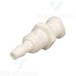 Conexão Fêmea com Rosca para Mangueira 2,4mm