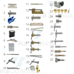 Kit Ferramentas para Manutenção Peças de Mão Odontológica