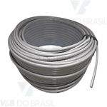 Mangueira Quatro Tubos Pu 3,2mm X 1,6mm Cinza