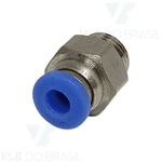 Conexão Engate Rápido Macho (Metal) 04mm X 1/8'' Npt