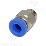 Conexão Engate Rápido Macho (Metal) 06mm X 1/8'' Npt