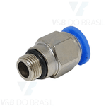 Conexão Engate Rápido Macho (Metal) 08mm X 1/8'' Npt