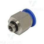 Conexão Engate Rápido Macho (Metal) 12mm X 1/8'' Npt