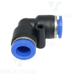 Conexão Engate Rápido Cotovelo União Instantâneo 08mm