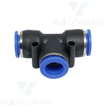 Conexão Engate Rápido Tee União Instantâneo 12mm