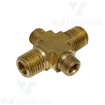 Cruzeta Compressão 1/4'' X 1/4'' Npt Gnatus
