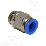 Conexão Engate Rápido Macho (Metal) 08mm X 1/4