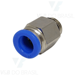Conexão Engate Rápido Macho (Metal) 10mm X 1/4'' Npt