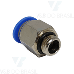 Conexão Engate Rápido Macho (Metal) 12mm X 1/4'' Npt